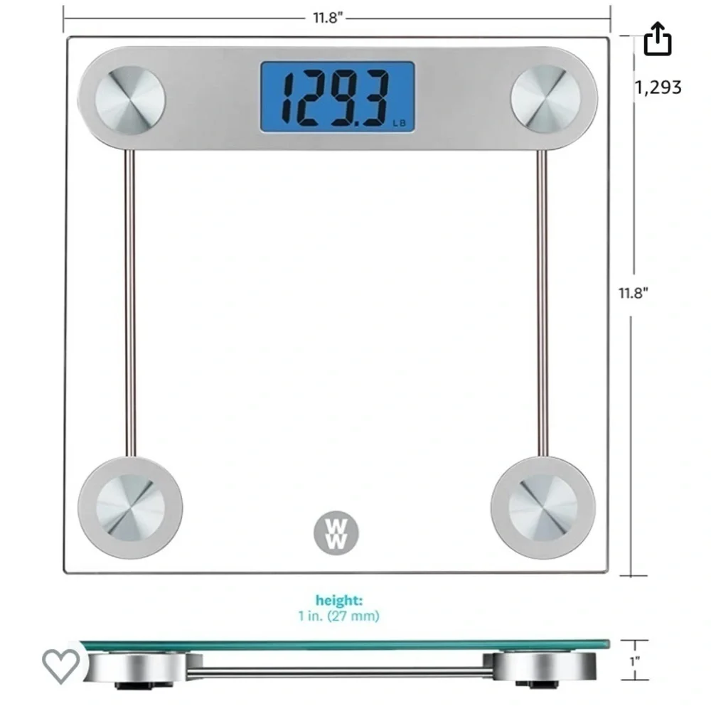 Weight watchers digital glass scale​